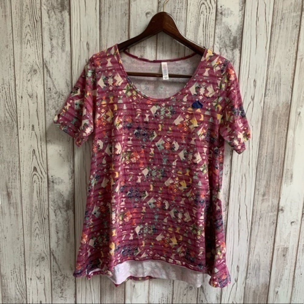 Lularoe tee multicolor size medium